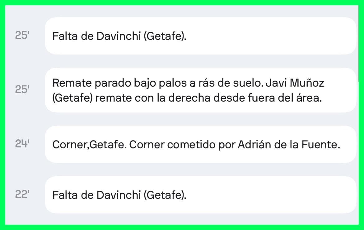 Falli Sofascore Davinchi